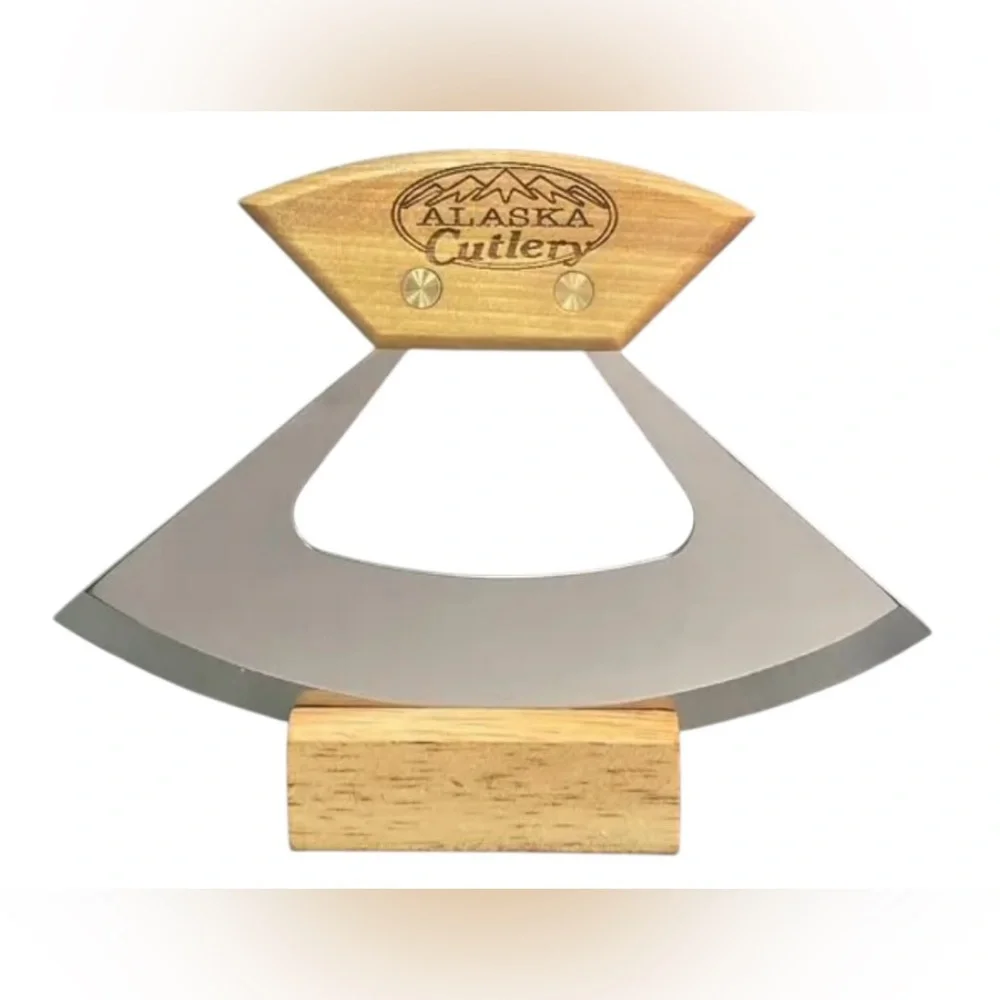 New The Ulu Factory Chopping Bowl & Ulu Knife